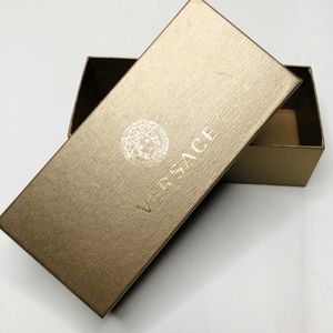 Versace® Empty Golden Logoed Sunglass Box w/Tags
